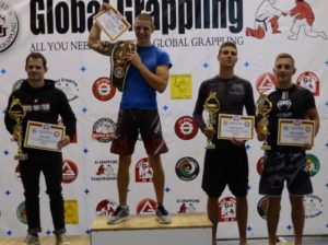 A NoGi Férfi 66 kg. kategória dobogója