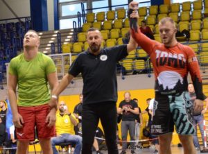 A NoGi Férfi 92 kg. kategóriában Magyar Bajnok Czibulka Dávid