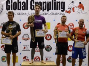 A NoGi Férfi 77 kg. kategória dobogója