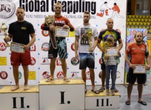 A NoGi Férfi 92 kg. kategória dobogója