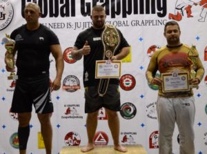 A NoGi Férfi 100+ kg. kategória dobogója