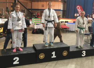 A Gi Grappling Női 60 kg kategória dobogója