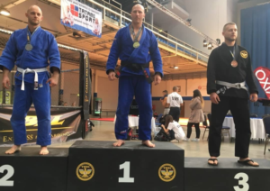 A Go Grappling Férfi 90 kg. kategória dobogója