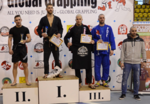 A Gi Férfi Open 80+ kg dobogója