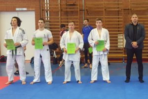 A Combat Junior Fiú kategória résztvevői
