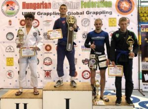 A Gi Grappling 66 kg. dobogója