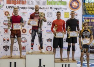 A NoGi Férfi 71 kg. kategória dobogója