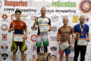A NoGi Férfi -80 kg Open dobogója