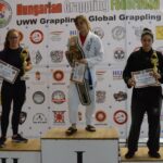 A Gi Női 58 kg. kategória dobogója