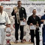A Gi Grappling Felnőtt Férfi 92 kg. kategória dobogója