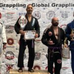 A Gi Grappling Veterán Férfi 84 kg. kategória dobogója